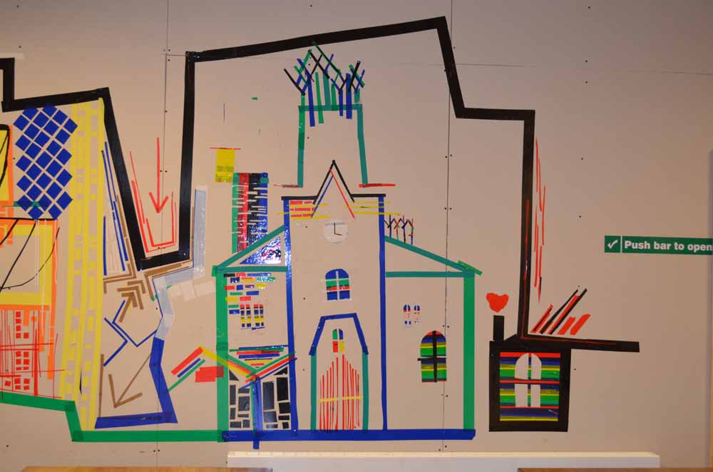 Tape House Murals 2015 - Dining Hall